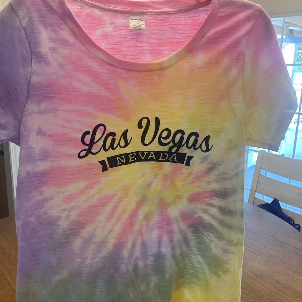 tye dye las vegas shirt